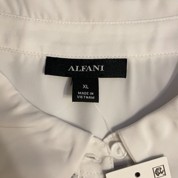 Alfani White Lace Blouse- NWT - Picture 4 of 5